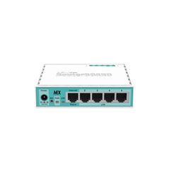 Mikrotik 5-port gigabit ethernet router, rb750gr3, 5*10/100/1000ethernet ports, cpu nominal frequency: 880 mhz, 2* cpu corecount, 4*cpu threads count, size of ram: 256 mb, 5w  RB750GR3