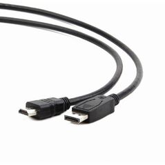 Cablu spacer dp (t) la hdmi (t) 1.8, rezolutie maxima 4k@60hz, negru  SPC-DP-HDMI-6