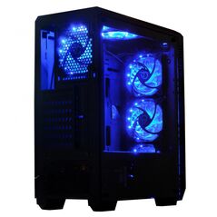 Carcasa spacer hexa, atx, midtower, gaming, fara sursa, sticla securizata, 6 x fan, usb 2.0 x 2, usb 3.0 x 1, jack 3.5mm x 2, mesh , „sp-gc-04”,  Carcase | electropc.ro