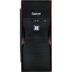 Carcasa spacer mercury, atx, midtower, gaming, sursa 450 (230w for 450w desktop pc), usb 2.0 x 2, jack 3.5mm x 2, „spc-mercury”,  Carcase | electropc.ro