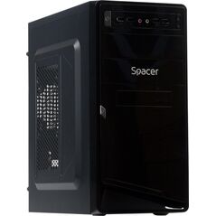 Carcasa spacer moon, atx, midtower, gaming, sursa 450 (230w for 450w desktop pc), usb 2.0 x 4, jack 3.5mm x 2, „spc-moon”,  Carcase | electropc.ro