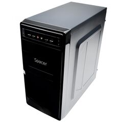 Carcasa spacer moon, atx, midtower, gaming, sursa 450 (230w for 450w desktop pc), usb 2.0 x 4, jack 3.5mm x 2, „spc-moon”,  Carcase | electropc.ro