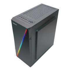 Carcasa spacer thor, atx, midtower, gaming, fara sursa, sticla securizata, 4 x fan, usb 2.0 x 2, usb 3.0 x 1, mesh, fan controller (inclusiv rgb), telecomanda, „spcs-gc-thor”,  Carcase | electropc.ro