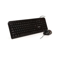 Kit tastatura si mouse spacer spds-1691 cu fir, usb, tastatura multimedia „spkb-169" + mouse optic „spmo-m11", black, „spds-1691",  Kit mouse tastatura | electropc.ro