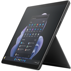 Ms surface pro 9, tablet pc(black), windows 10 pro, 256gb, 16gb ram,processor intel® core™ i5-1245u ,resolution 2,880 x 1,920 pixels, 13 inches, frequency 120hz,aspect ratio 3:2,iris xe graphics, wifi 6 (802.11ax),bluetooth 5.1, speakers 2x 2w, 2x thunder,  Tablete | electropc.ro