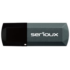 Usb flash drive serioux 32 gb datavault v153, usb 2.0, black, dimensiuni 54,4 x 19,3 x 7,3 mm, greutate 12g, rata de transfer la citire (mb/s): 20, rata de transfer la scriere (mb/s): 10,  Memorii USB | electropc.ro