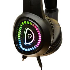 Casti cu micr. spacer gaming, rgb, cu fir, 2x jack 3.5mm, 1x usb pentru iluminare, driver 40mm, control volum pe casca, microfon pe brat, reglabile, negru,  Casti audio | electropc.ro