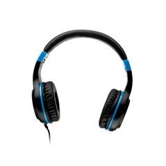 Casti cu micr. spacer pearl blue, cu fir, multimedia,  2x jack 3.5mm, microfon pe fir, driver 40mm, 20hz - 20000hz, pliabile, 1.8m, negru si albastru,  Casti audio | electropc.ro