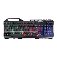 Kit gaming serioux tobis 3 in 1, tastatura de gaming, 104 taste, 7 taste anti-ghosting, design slim, iluminare rainbow, structura metalica + taste negre, suport telefon, cablu usb 1.5m pvc, plug and play; mouse gaming, senzor sunplus 192, 1000-6400 dpi, s,  Kit mouse tastatura | electropc.ro