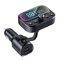 Modulator fm serioux amfm67, bluetooth v5.0, conectare automată, raza de actiune de până la 5 metri, voltaj intrare: dc 12/24v, ieșire: type-c, usb 2.4a+18w, frecvența fm: 87.5mhz - 108.0mhz, format muzica: mp3/wma/wav , usb audio (pana la 32 gb), aux, mi,  Periferice Diverse | electropc.ro