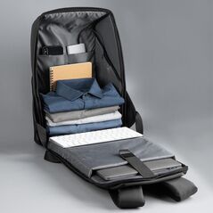 Rucsac notebook serioux, smart travel st9590, dimensiuni 31 x 16 x 46 cm, rezistent la apa, compartimente multiple, compartiment separat pentru notebook: max. 15.6", bretele ajustabile, port de încărcare usb, buzunar ascuns la spate, material poliester,  Genti laptop | electropc.ro