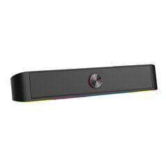 Soundbar gaming serioux yron rgb, putere: 3w x 2, impedanță: 4Ω, frecvență: 150hz - 20khz, sensibilitate:750mv ± 50, alimentare: dc5v / 1a, s / n: ≥85db, dimensiunea driverului: 2 inch x 2, conexiune: 3.5mm jack trs, rgb : 6 moduri de lumină, cablu usb & ,  Sisteme audio | electropc.ro