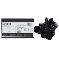 Sursa spacer atx bzco-650 80+ bronze compatible, 650w, fan 120mm, 2x pci-e (6+2), 6x s-ata, 2x p8 (4+4), „spps-bzco-650”,  Surse PC | electropc.ro