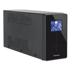 Ups serioux line interactive 600li, ecran lcd, capacitate 600va/360w, 2 prize schuko , baterie 12 v / 7.0 ah × 1, timp mediu de functionare pe baterii 6.5 min - 50% sarcina, management usb/rj45, software inclus,  UPS | electropc.ro