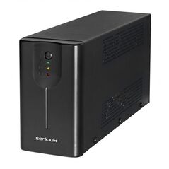 Ups serioux line interactive 800li, led, capacitate 800va/480w, 2 prize schuko , baterie 12 v / 8.0 ah × 1, timp mediu de functionare pe baterii 4 min - 50% sarcina, management usb/rj45, software inclus,  UPS | electropc.ro
