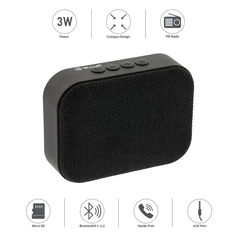 Boxa portabila bluetooth tellur callisto 3w, negru,  Sisteme audio | electropc.ro