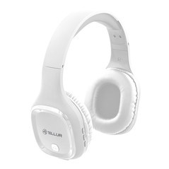 Casti over-ear bluetooth tellur pulse, microfon, alb,  Casti audio | electropc.ro