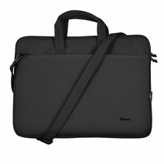 Geanta trust bologna bag eco slim 16" laptops  general laptop compartment size (inch) 16 " type of bag carry bag number of compartments 2 max. laptop size 16 " max. weight 2.5 kg height of main product (in mm) 410 mm width of main product (in mm) 290 mm d  TR-24447