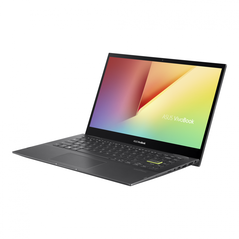 Laptop asus vivobook flip, tp470ea-ec368w, 14.0-inch, touch screen, fhd (1920 x 1080) 16:9, i5-1135g7, 8gb lpddr4x on board, 256gb , intel iris x graphics, indie black, windows 11 home in s mode, 2 years,  Laptopuri | electropc.ro
