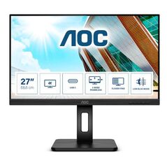 Monitor aoc u27p2ca 27 inch, panel type: ips, backlight: wled, resolution: 3840 x 2160, aspect ratio: 16:9,  refresh rate:60hz, resp onse time gtg: 4 ms, brightness: 350 cd/m², contrast (static): 1000:1, contrast (dynamic): 50m:1, viewing angle: 178/178, ,  Monitoare LED | electropc.ro