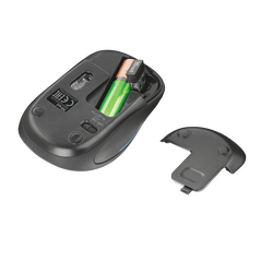Mouse fara fir trust yvi fx wireless mouse - negru  specifications general height of main product (in mm) 95 mm width of main product (in mm) 57 mm depth of main product (in mm) 40 mm total weight 84 g formfactor compact ergonomic design no  connectivity ,  Mouse | electropc.ro