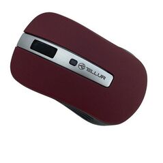 Mouse wireless tellur basic, led, rosu inchis,  Mouse | electropc.ro