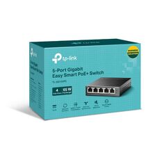 Switch tp-link tl-sg105pe, 5 porturi gigabit, desktop, easy smart, poe, 10gbps capacity, porturi poe: 1-4, buget poe: 65w.,  Switch-uri | electropc.ro