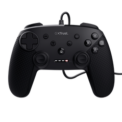 Trust gxt 541 muta wired controller pentru pc    features mobile phone mount no software no   control controls 8-way, directional pad, a, b, x, l1, l2, l3, r1, r2, r3, select, start number of buttons 15 shoulder buttons yes programmable buttons no trigger  TR-24789
