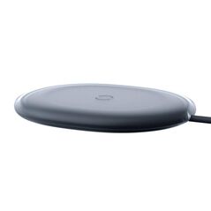 Incarcator wireless baseus jelly qi 15w, compatibilitate smartphones si airpods, cablu type-c la usb inclus, negru  WXGD-01