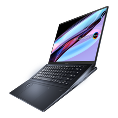 Laptop asus zenbook pro, ux7602zm-me045x, 16.0-inch, touch screen, 4k (3840 x 2400) oled 16:10, i9- 12900h, 32gb lpddr5 on board, 2tb, intel(r) iris xe graphics, tech black, windows 11 pro, 2 years,  Laptopuri | electropc.ro