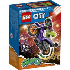 Moto. cascadorie pt. wheelie, lego 60296,  Seturi de constructie | electropc.ro
