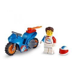 Moto. cascadorie-racheta, lego 60298,  Seturi de constructie | electropc.ro