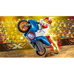 Moto. cascadorie-racheta, lego 60298,  Seturi de constructie | electropc.ro