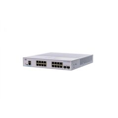 Switch  cisco cbs250-16t-2g, 16 porturi 10/100/1000, 2 x sfp, buffer: 1.5 mb, flash 256mb, cpu: 800 mhz arm , dram: 512 mb dimensiuni: 268 x 272 x 44 mm, greutate: 1.78 kg, consum: 220v-18.37w, fanless.,  Switch-uri | electropc.ro