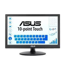 Monitor 15.6" asus vt168hr, fwxga 1366*768, capacitive 10-point multi- touch, tn, 16:9, 400:1, 220 cd/m2, 90/60, 5 ms, flicker free, low bluelight, hdmi, d-sub, vesa 75* 75, kensington lock, culoare negru,  Monitoare LED | electropc.ro
