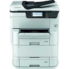 Multifunctional inkjet color epson wf-c878rdtwfc, dimensiune a3 (printare, copiere, scanare, fax), duplex, viteza 25ppm alb-negru, 25ppm color, rezolutie 4800 x 1200 dpi, limbaj de printare: pcl6, pcl5c, pcl5e, esc/p-r, pdf 1.7, postscript 3, alimentare h,  Multifunctionale Inkjet | electropc.ro