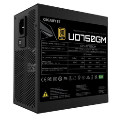 Sursa gb ud850gm 750w 80 plus gold, active pfc, atx v2.31, ventilator 120mm, negru,  Surse PC | electropc.ro
