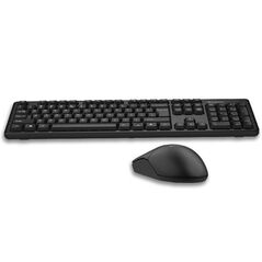 Kit tastatura si mouse a4tech, „gk-3+g3-330n", wireless, 104 taste format standard, mouse 1000dpi, 3/1 butoane, negru, „3330n”,  Kit mouse tastatura | electropc.ro
