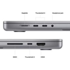 Macbook pro 16.2"/apple m2 max (cpu 12-core, gpu 38-core, neural engine 16-core)/64gb/4tb - space grey - int kb,  Laptopuri | electropc.ro