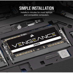 Memorie ram corsair vengeance, sodimm, ddr5, 32gb (2x16gb), cl40, 4800mhz,  Memorii RAM laptop | electropc.ro