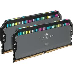 Memorie ram dimm corsair 32 gb (2x16gb),rgb ddr5 4800mt/s 1.40v, grey,  Memorii RAM Desktop | electropc.ro