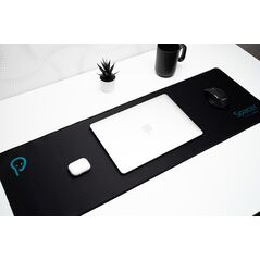 Mouse pad spacer sp-pad-game-b-bk, cauciuc si material textil, 900x300x3mm, negru,  Mousepad | electropc.ro