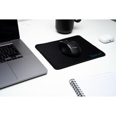 Mouse pad spacer sp-pad-s, cauciuc si material textil, cusut pe margine, 220x180x2mm, negru,  Mousepad | electropc.ro