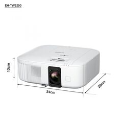 Proiector epson eh-tw6250, 3lcd, 2.800 lumeni, 4k pro uhd, 16:9, 35.000:1, lampa 4.500 ore/ 7.500 ore ecomode, corectie ± 30, zoom 1.62, dimensiune maxima imagine 500", usb 2.0 type b (service only), wireless lan ieee 802.11a/b/g/n/ac, jack plug out, hdmi,  Videoproiectoare | electropc.ro