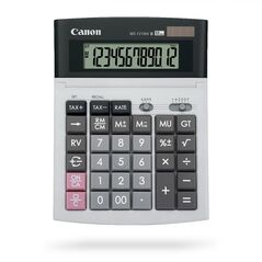 Calculator birou canon ws-1210thb, 12 digiti, display lcd, alimentare solara si baterie, tastatura "it touch".  0694B001AC