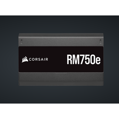 Sursa corsair rm750e 80-plus gold, 750w, full modulara  atx connector 1 atx12v version 3 continuous power w 750 watts mtbf hours 100,000 hours 80 plus efficiency gold zero rpm mode yes  cable type type 4 eps12v connector 2 modular fully pcie connector 3 s,  Surse PC | electropc.ro