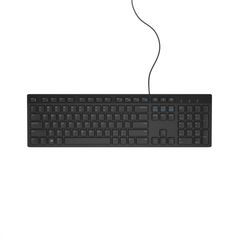 Tastatura dell keyboard multimedia kb216, wired, neagra,  580-ADHY
