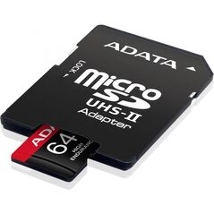 Card de memorie microsd adata, 64gb, adaptor sd, class 10,  Carduri memorie | electropc.ro