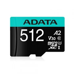 Card de memorie microsd adata 512gb, adaptor sd, class 10,  Carduri memorie | electropc.ro