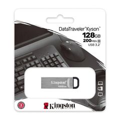 Memorie usb flash drive kingston, datatraveler kyson, 128gb, usb 3.2,  Memorii USB | electropc.ro